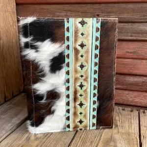 130 Large Notepad Cover - Tricolor w/ Sage Navajo