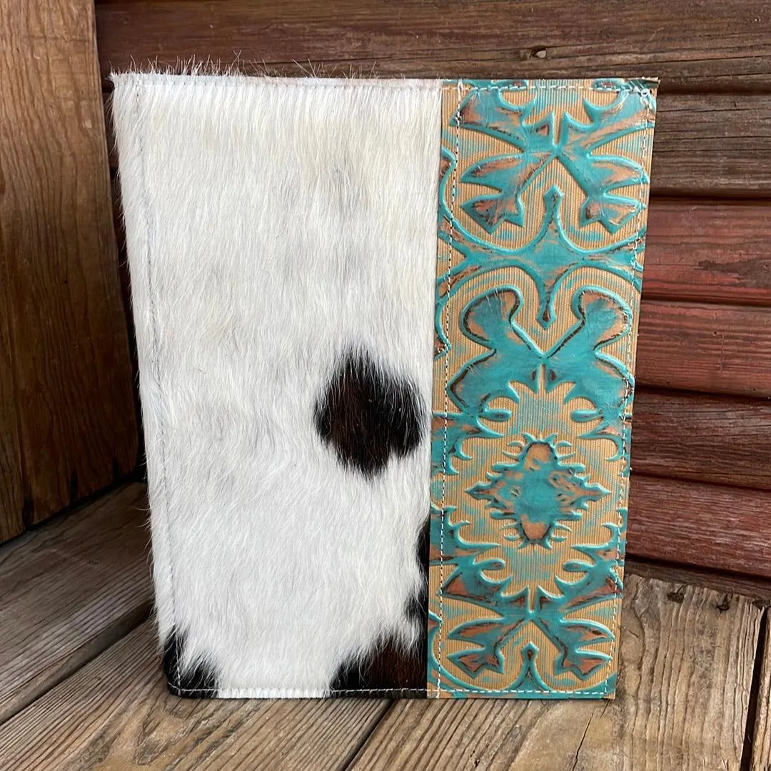 149 Large Notepad Cover - Tricolor w/ Agave Laredo