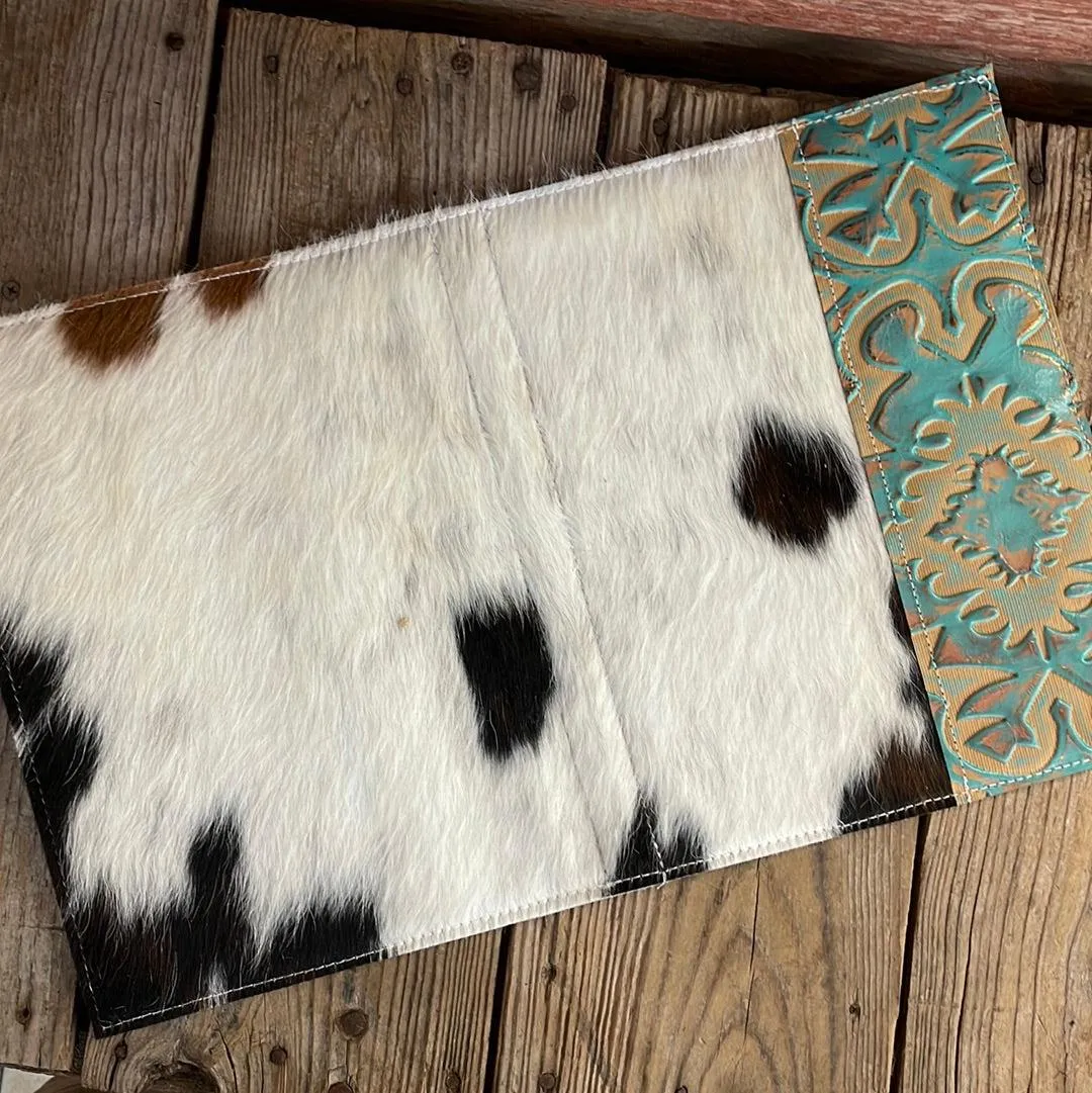 149 Large Notepad Cover - Tricolor w/ Agave Laredo