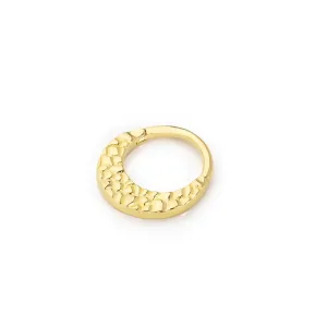 14k Gold Embossed Helix Piercing