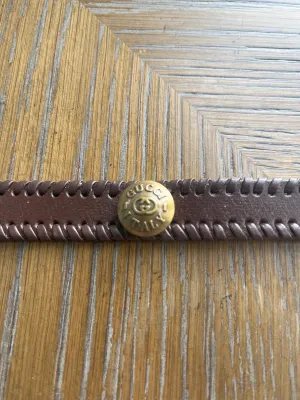 21-O SNAP STYLE LEATHER BRACELET