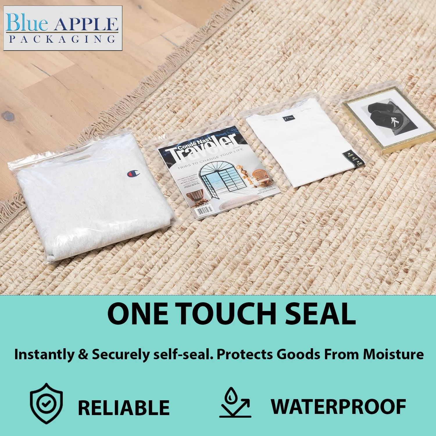 2.5X3 inches Reclosable Poly Bags with Hang Hole 4 Mil (LDPE) Single Track Zipper