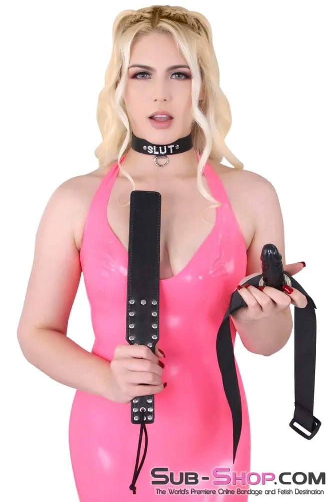 2618MQ-SIS      Pretty Sissy Slave Bimbo Ride Me Pegging Strapon Dildo Thigh Dominatrix Sissy Strap