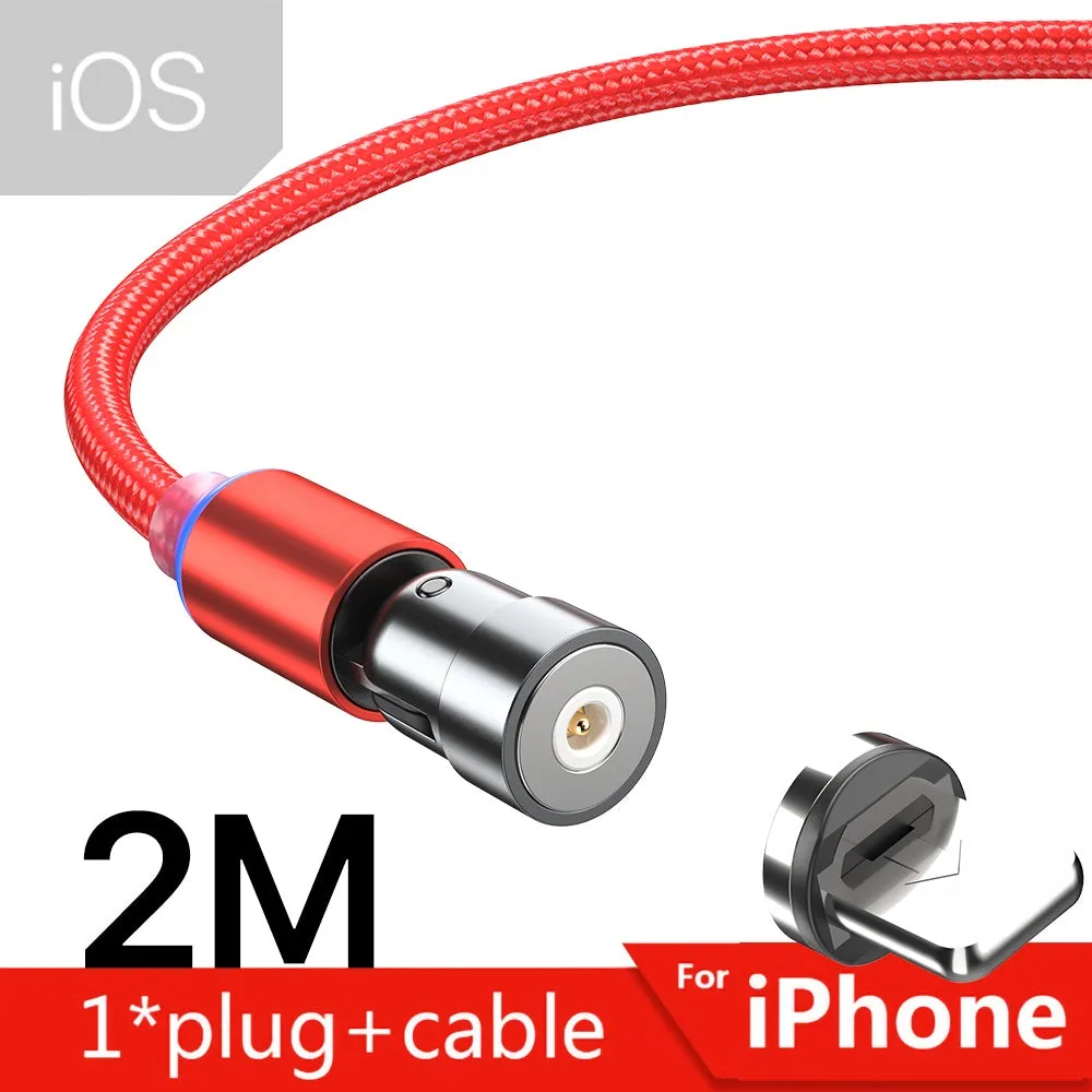 540 Degree Rotating Magnetic Data Cable