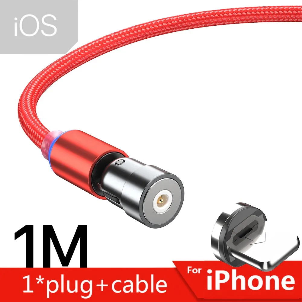 540 Degree Rotating Magnetic Data Cable