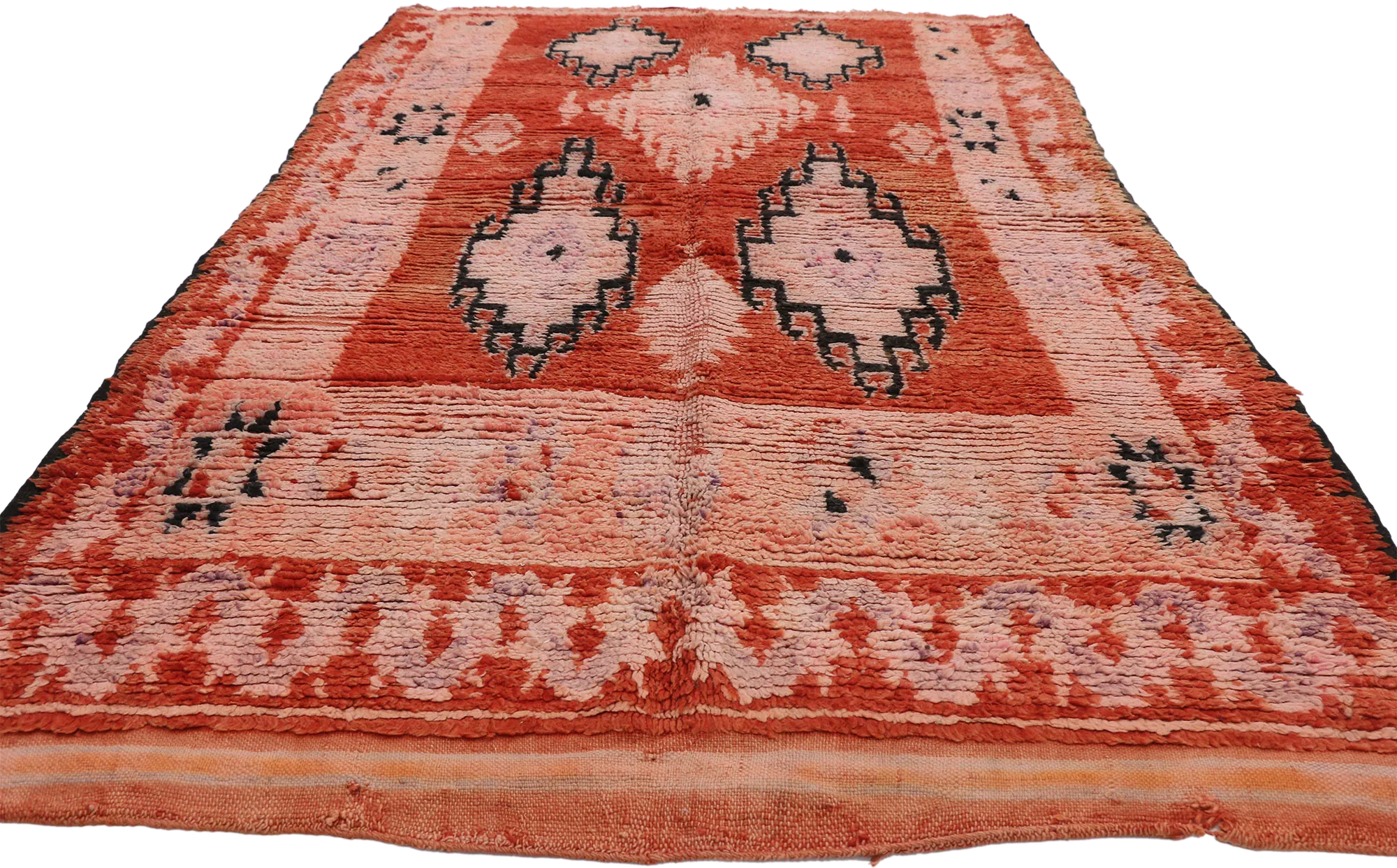 5'4" x 8'6" Vintage Moroccan Rug