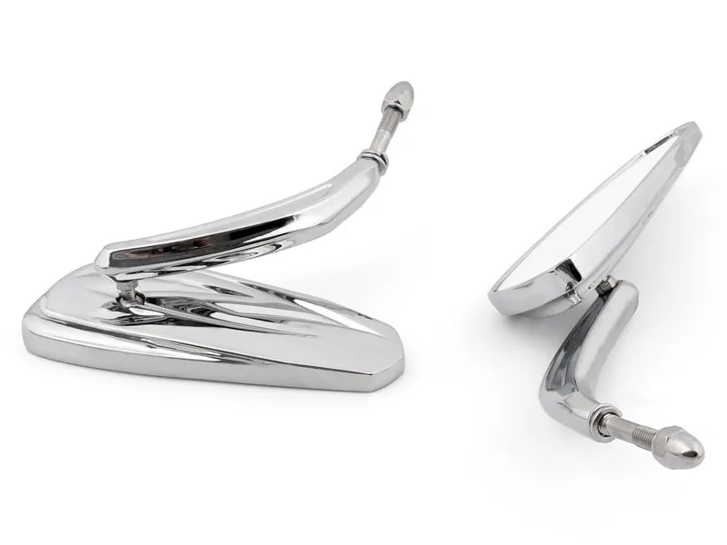 8mm Mirrors Fits Harley Sportster Fat Bob Softail Iron 883 Road Glide King