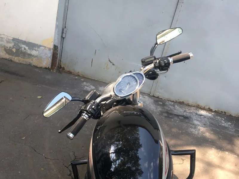 8mm Mirrors Fits Harley Sportster Fat Bob Softail Iron 883 Road Glide King