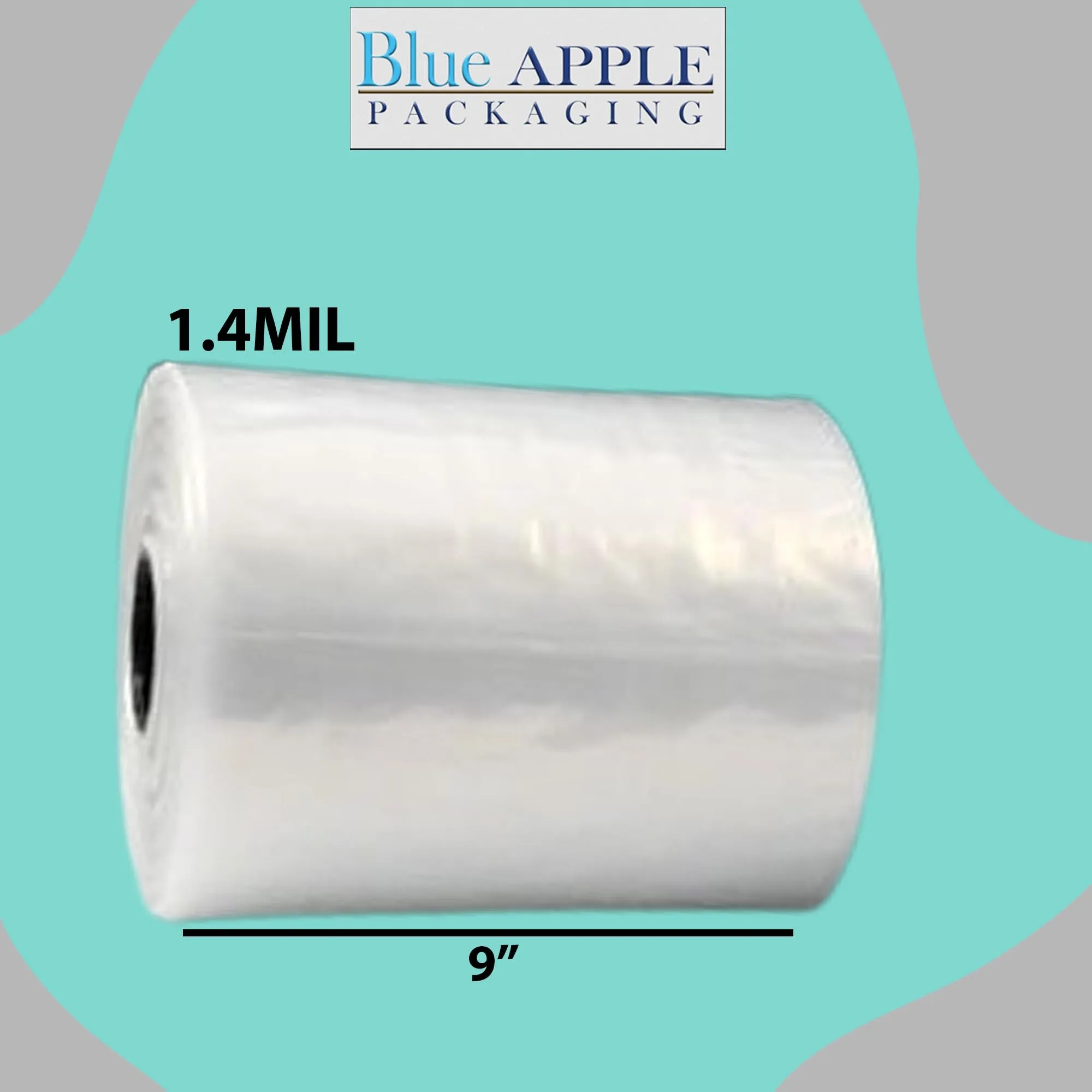 9X12 Inches Kwik-Fill® Pre-Opened Poly Bags on Roll 1.4 Mil AutoBags 1250/RL