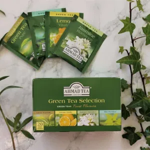 AHMAD TEA GREEN TEA SELECTION - 20 teabags