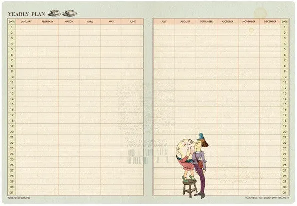 Alice's Adventures in Wonderland Diary vol. 19 - Green