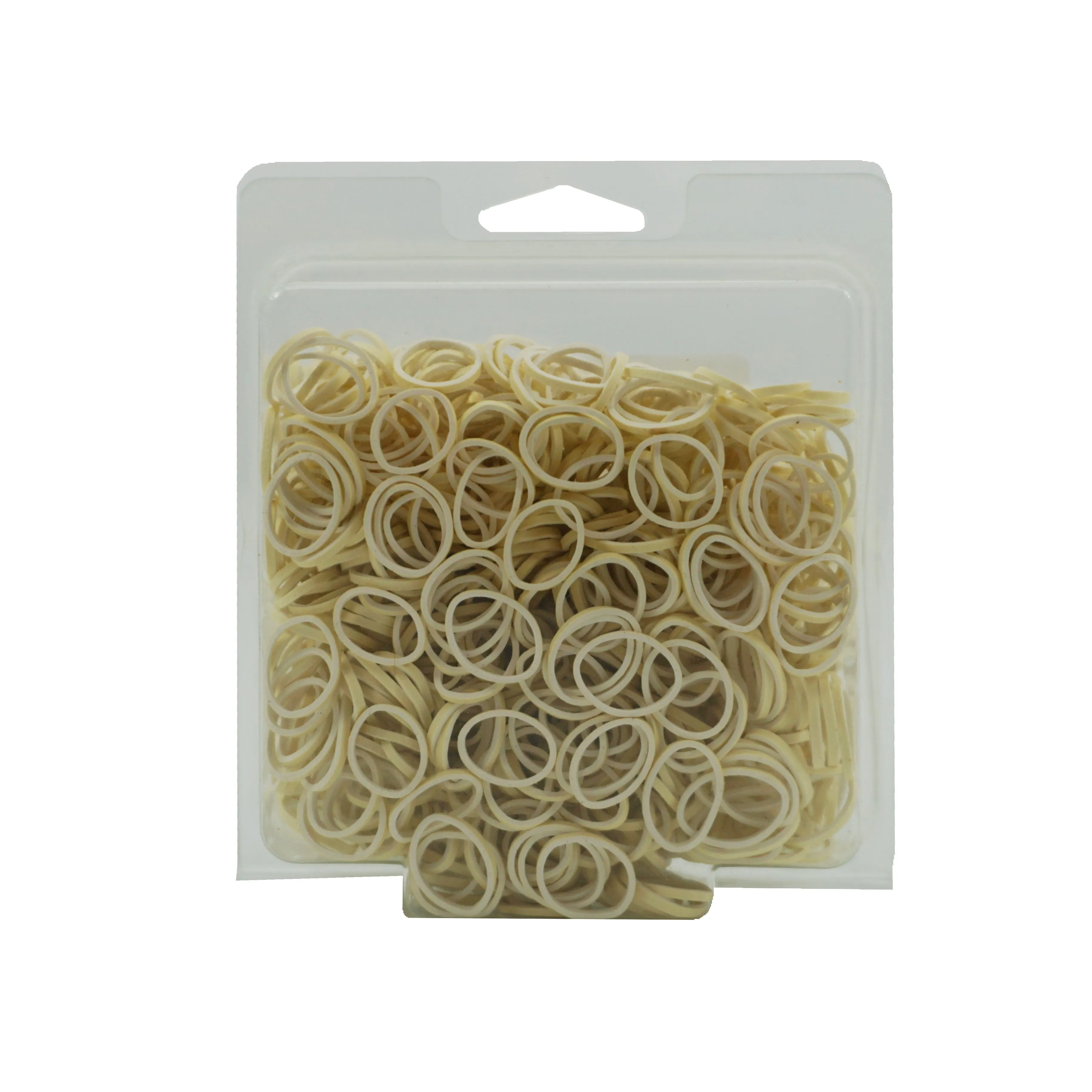 Amelia Beauty | 1/2in, Creme, Elastic Rubber Band Pony Tail Holders | Made in USA, Ideal for Ponytails, Braids, Twists, Dreadlocks, Styling Accessories for Women, Men and Girls | 1000 Pack