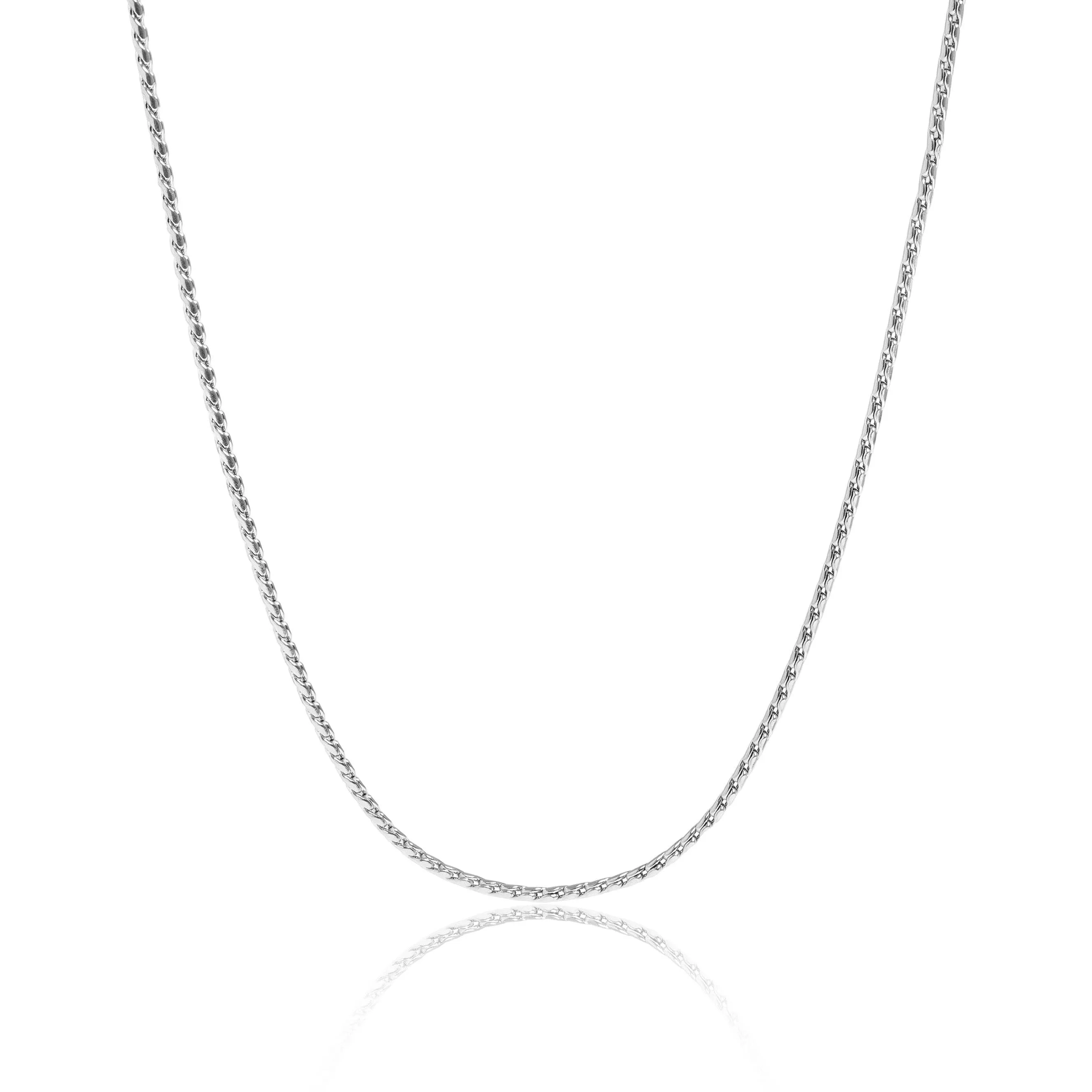 Amy 18K Gold PVD and Stainless Steel PVD Twisted Round Link Chain Necklace