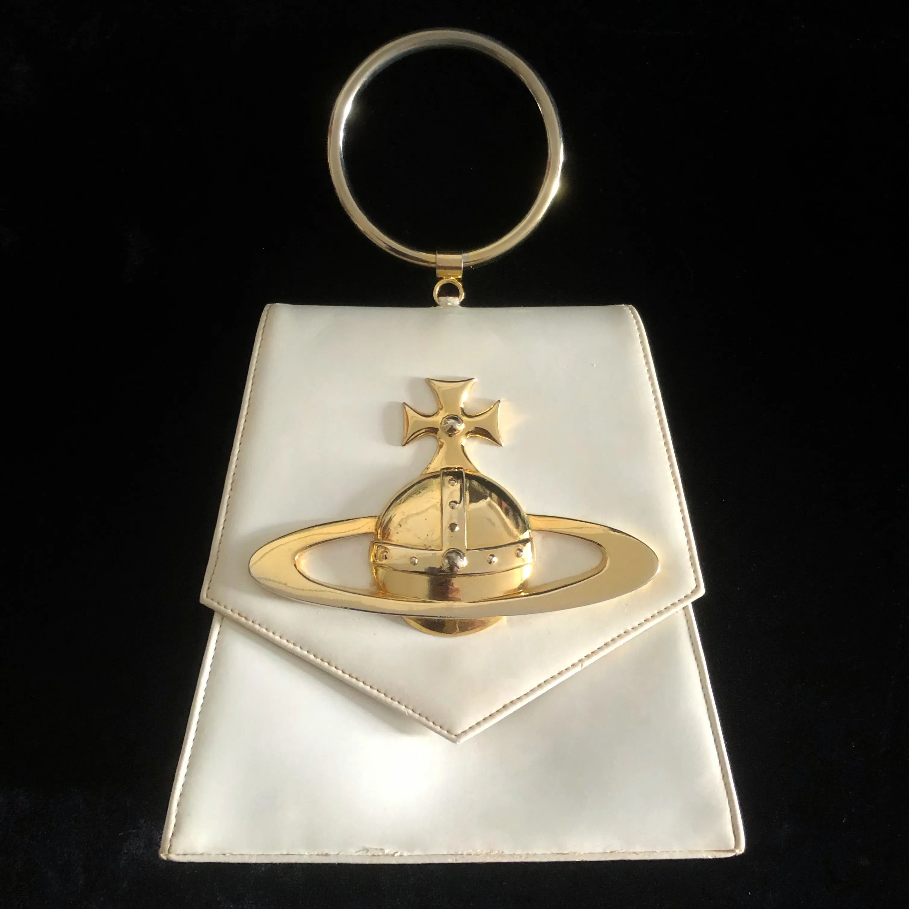 AN ORIGINAL EARLY 90s VINTAGE VIVIENNE WESTWOOD HANDBAG
