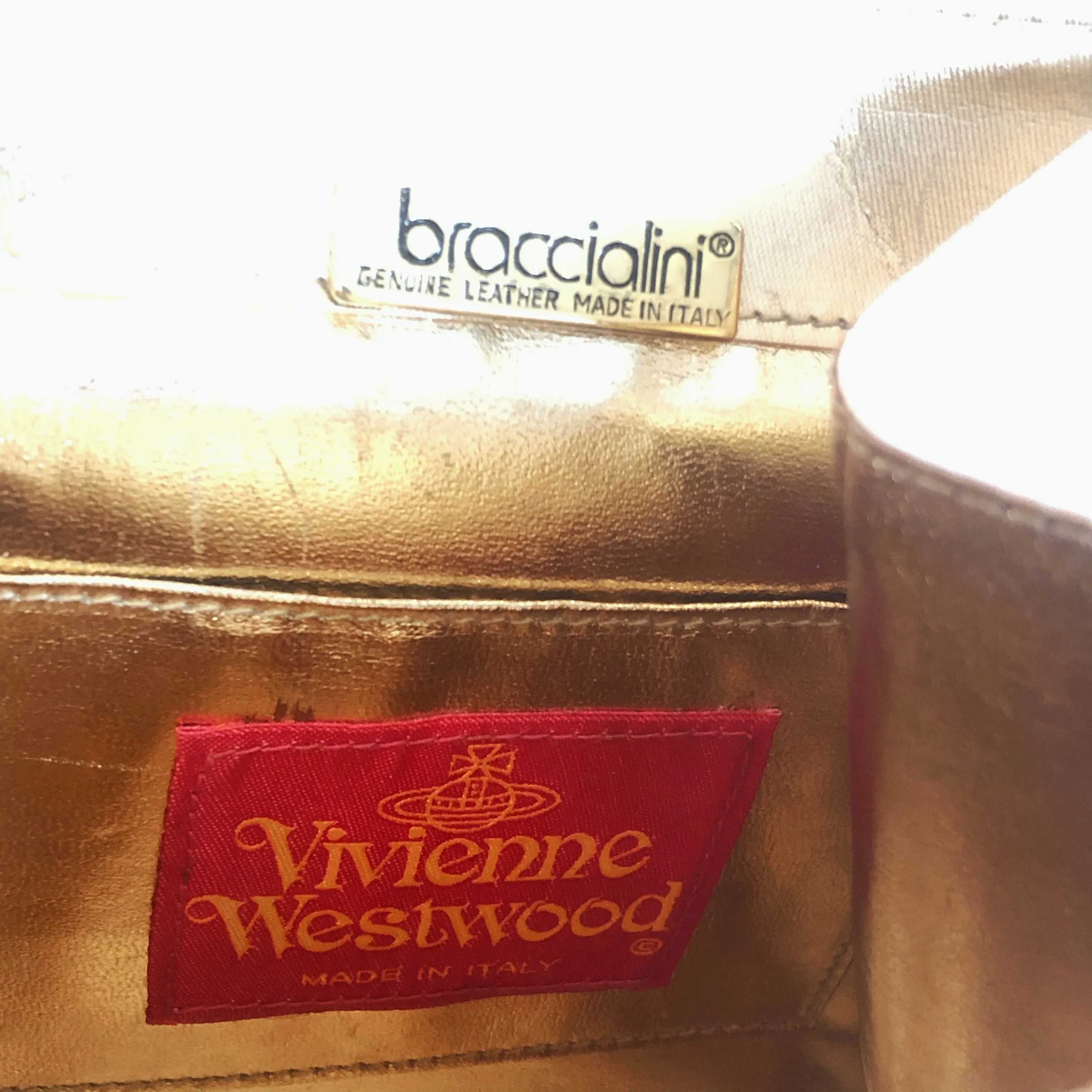 AN ORIGINAL EARLY 90s VINTAGE VIVIENNE WESTWOOD HANDBAG