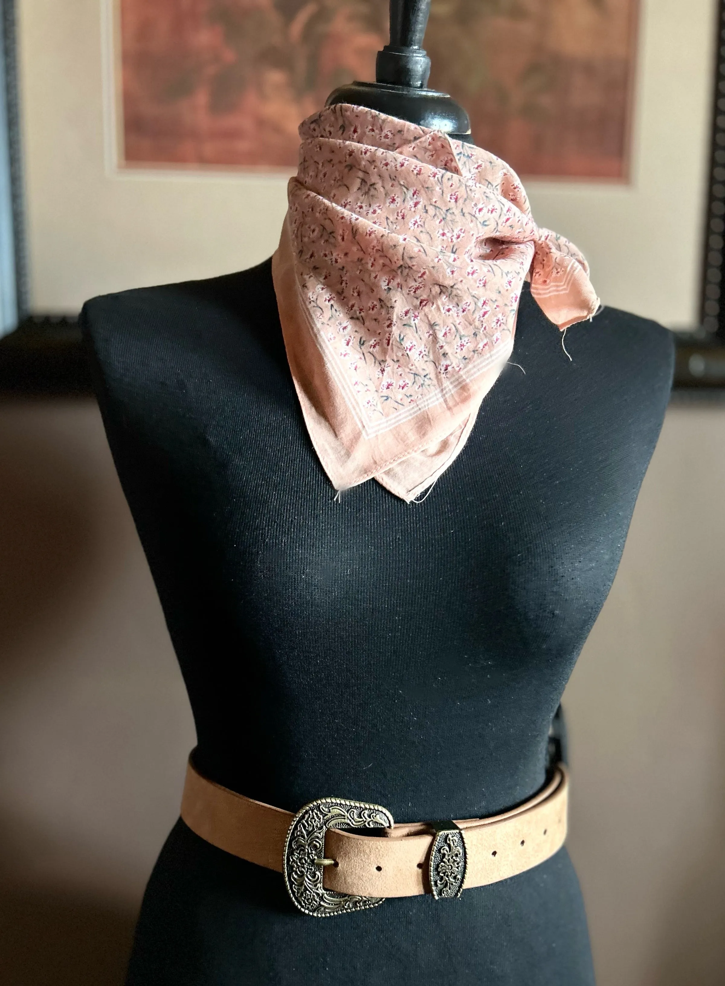 Antique Gold Boho Western Belt Camel One Size Fits All