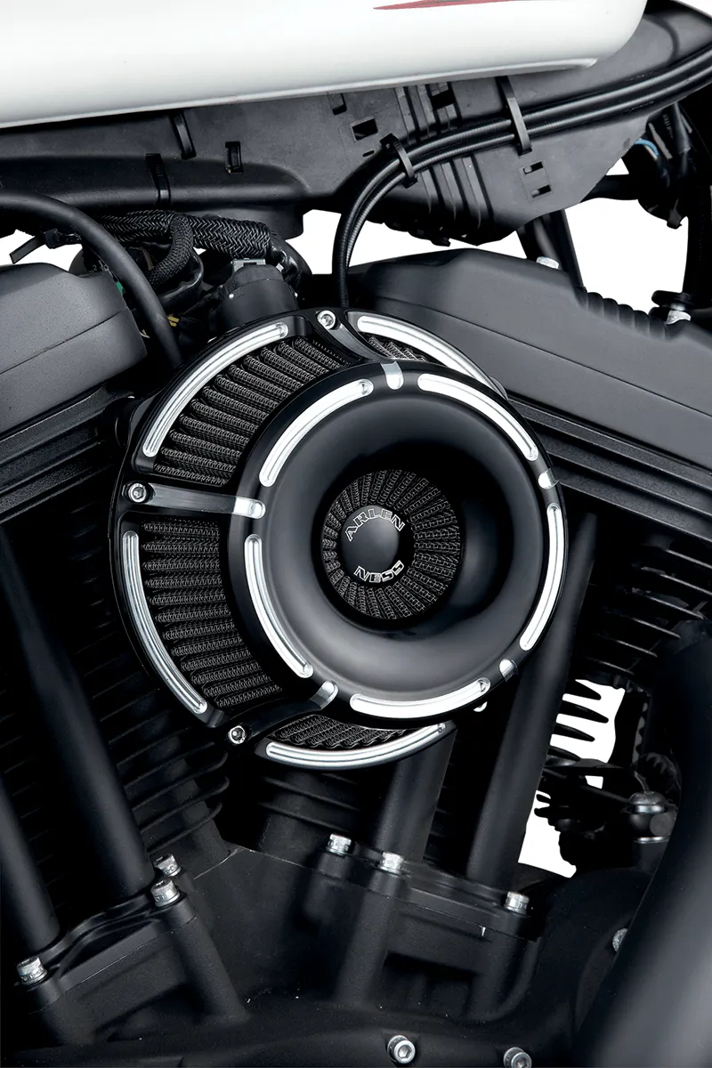 Arlen Ness 18-923 Inverted Series Air Cleaner Kit - Slot Track - Black