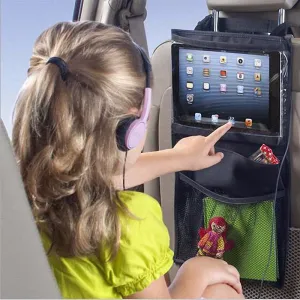 Auto Back Car Seat Organizer Holder Multi-Pocket Travel Storage Hanging Tablet PCs Mummy bags baby car seat ipad hanging bag