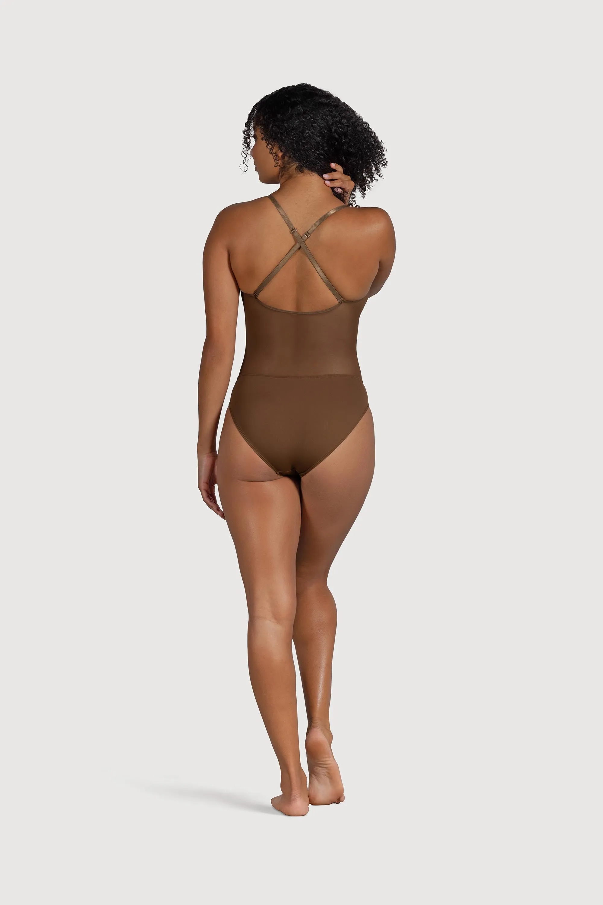 B53377 - Bloch Cordelia Mesh Panel Womens Body Liner