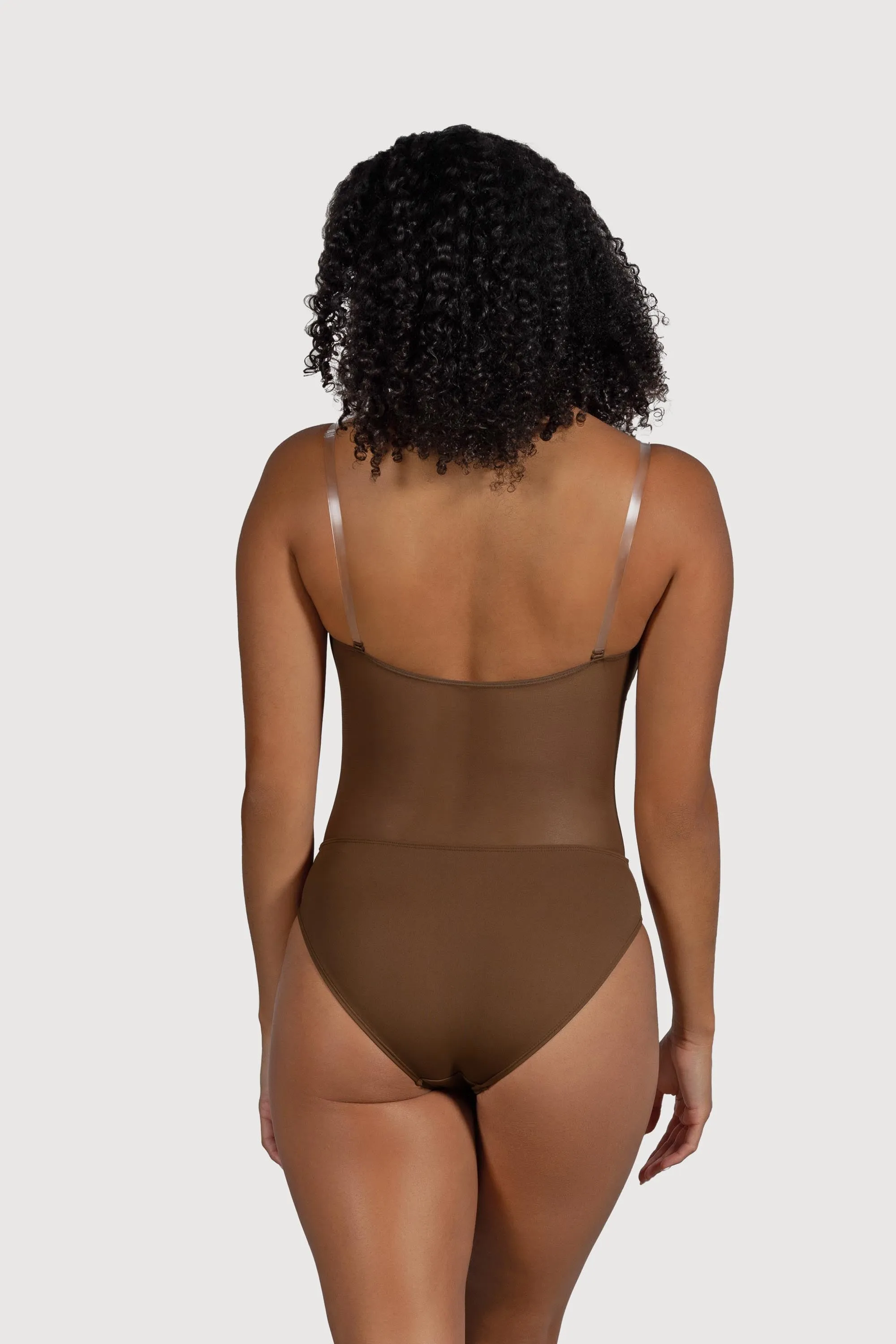 B53377 - Bloch Cordelia Mesh Panel Womens Body Liner
