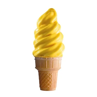 Banana Cream Chocolate Cone Dip Coating (Case = 5 x 1L Bags) by McLean Canada