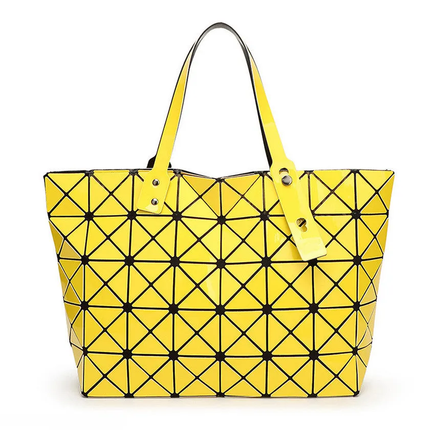 BaoBao Diamond Woman Handbag Plaid bag Tote Geometry Sequins Saser Plain Folding Briefcase Shoulder Bolso with Logo