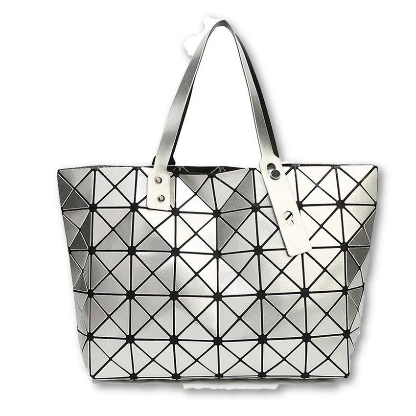 BaoBao Diamond Woman Handbag Plaid bag Tote Geometry Sequins Saser Plain Folding Briefcase Shoulder Bolso with Logo