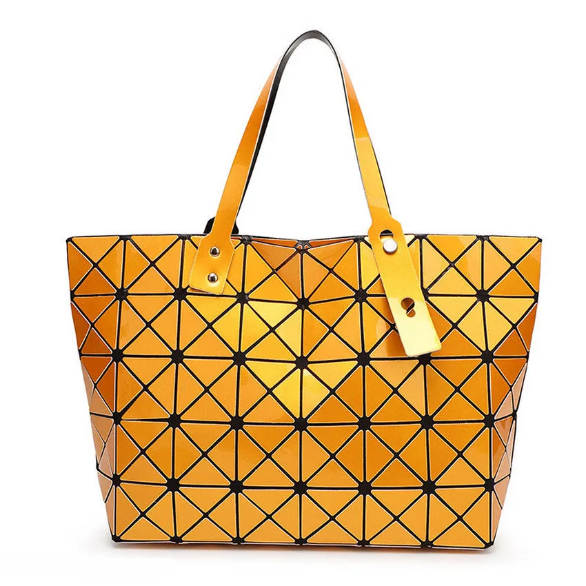 BaoBao Diamond Woman Handbag Plaid bag Tote Geometry Sequins Saser Plain Folding Briefcase Shoulder Bolso with Logo