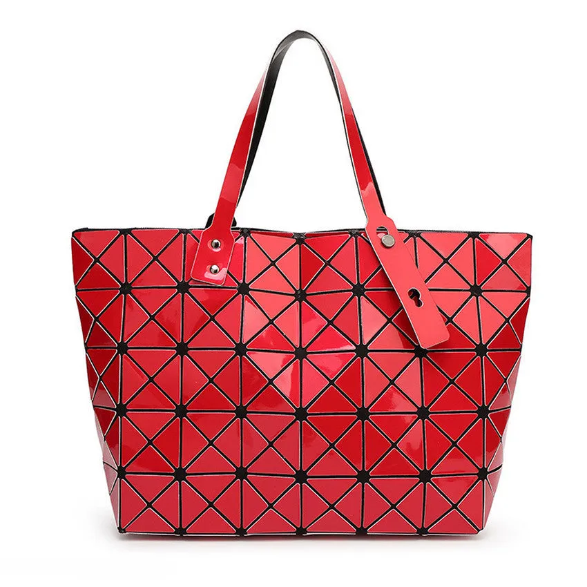 BaoBao Diamond Woman Handbag Plaid bag Tote Geometry Sequins Saser Plain Folding Briefcase Shoulder Bolso with Logo