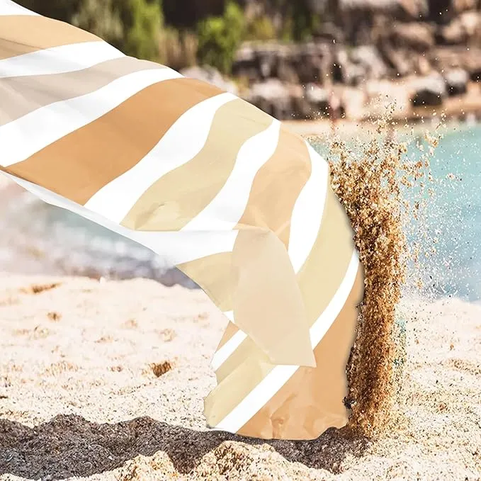 Beach Blanket Waterproof Sandproof, 10'X 9' Extra Large Oversized Picnic Blankets for 2-8 Adult, Quick Drying Lightweight Polyester Beach Mat for Outdoor, Travel, Camping, Hiking-Boho Sunburst