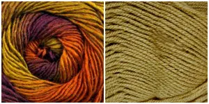 BEIGE   FOLIAGE - Calla Lily Shawl KIT