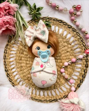 Birthday Doll with Magnetic Paci