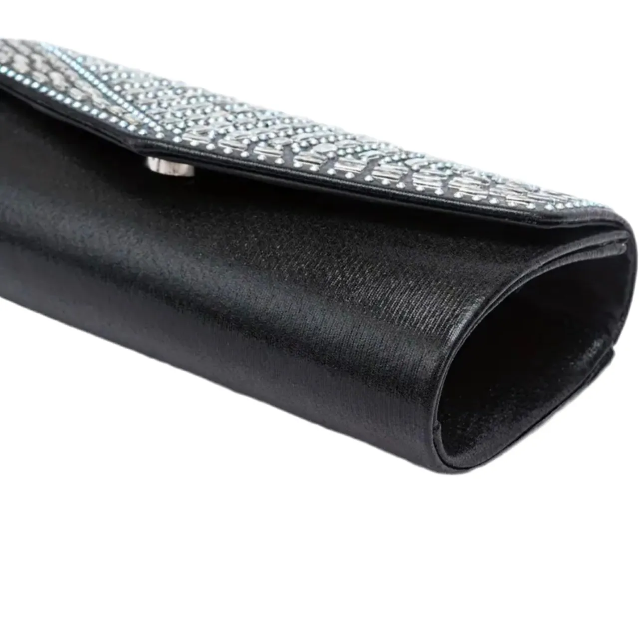 Black Rhinestone Evening Bag