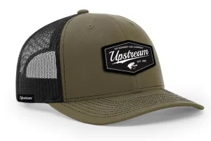 BLACK/OLIVE UPSTREAM HAT