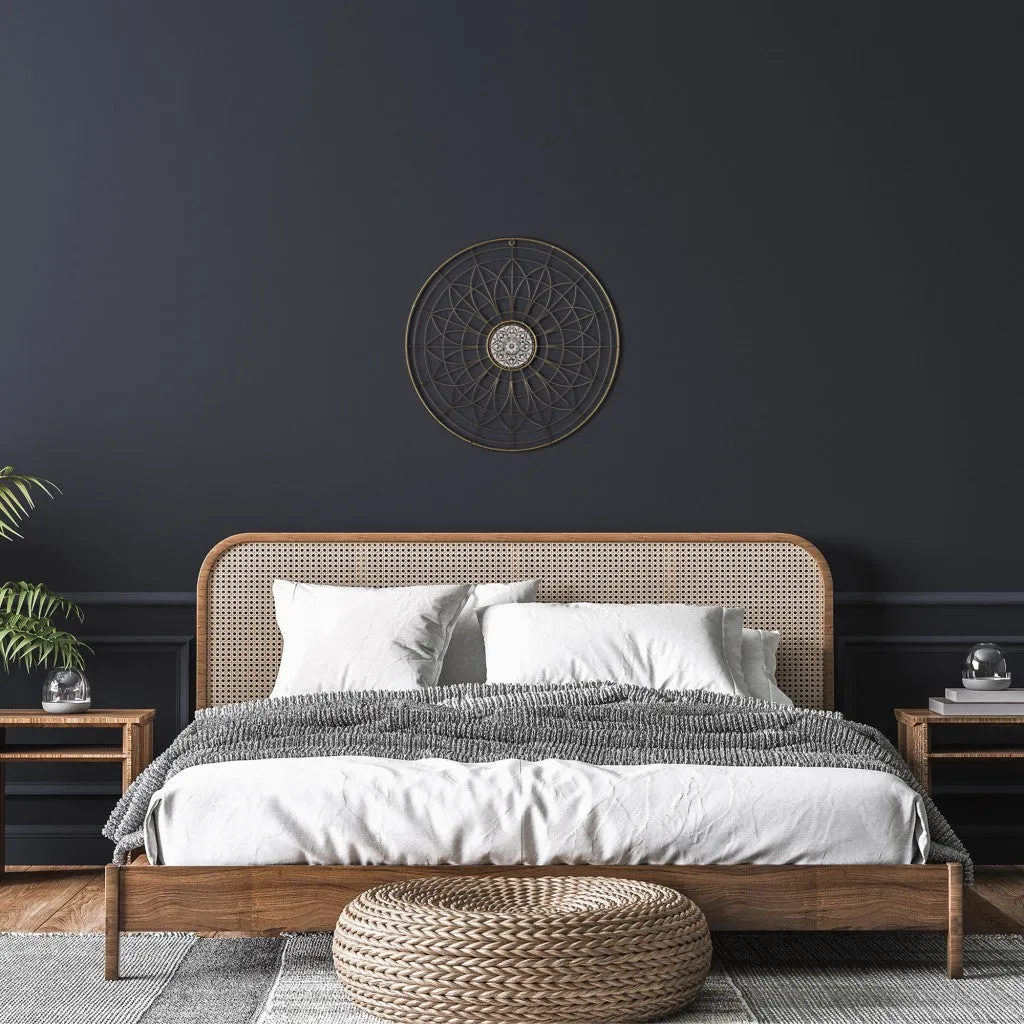 Bohemian Gold Wire Mandala Wall Decor