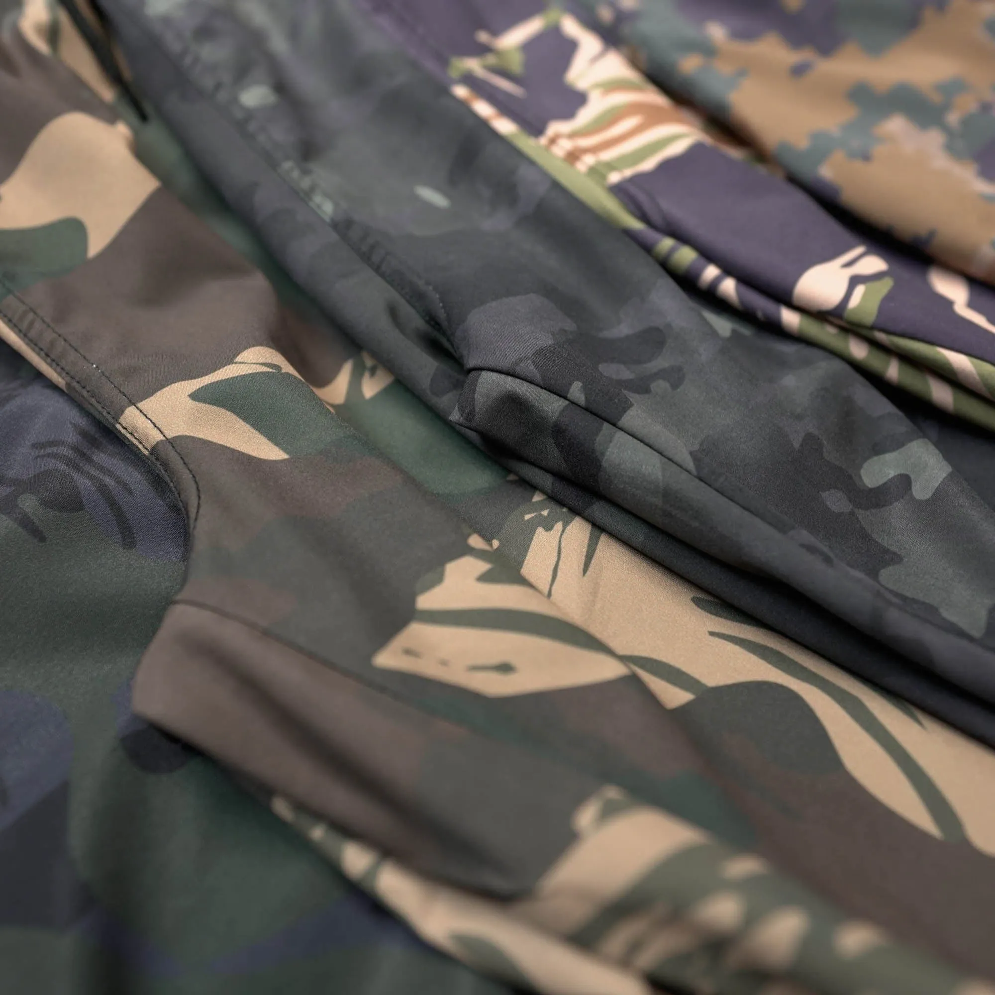 Brushstroke Camo Swim Trunks