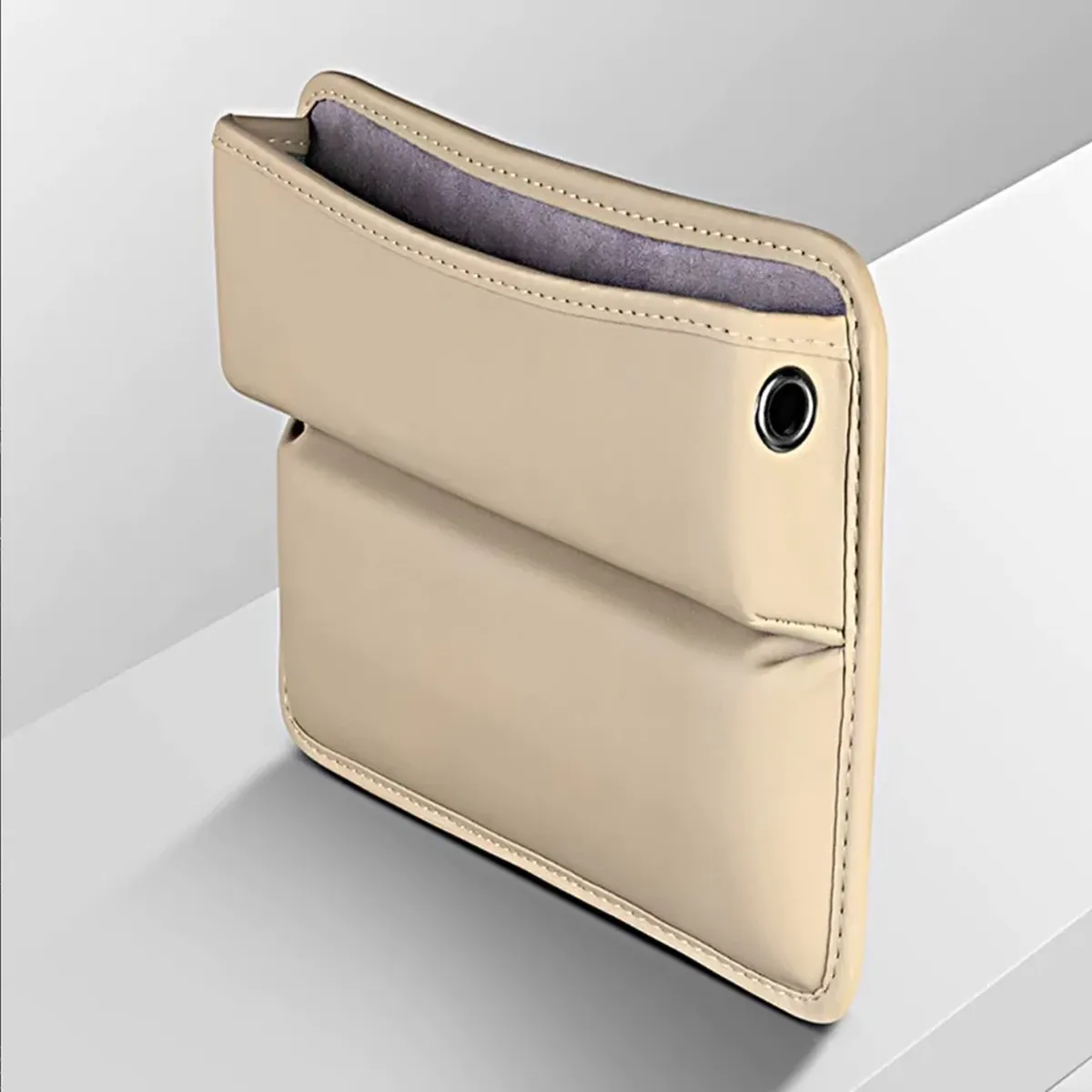Car Seat Gap Filler Organizer, Custom-Fit For Car, Multifunctional PU Leather Console Side Pocket Organizer for Cellphones, Cards, Wallets, Keys WAFD226