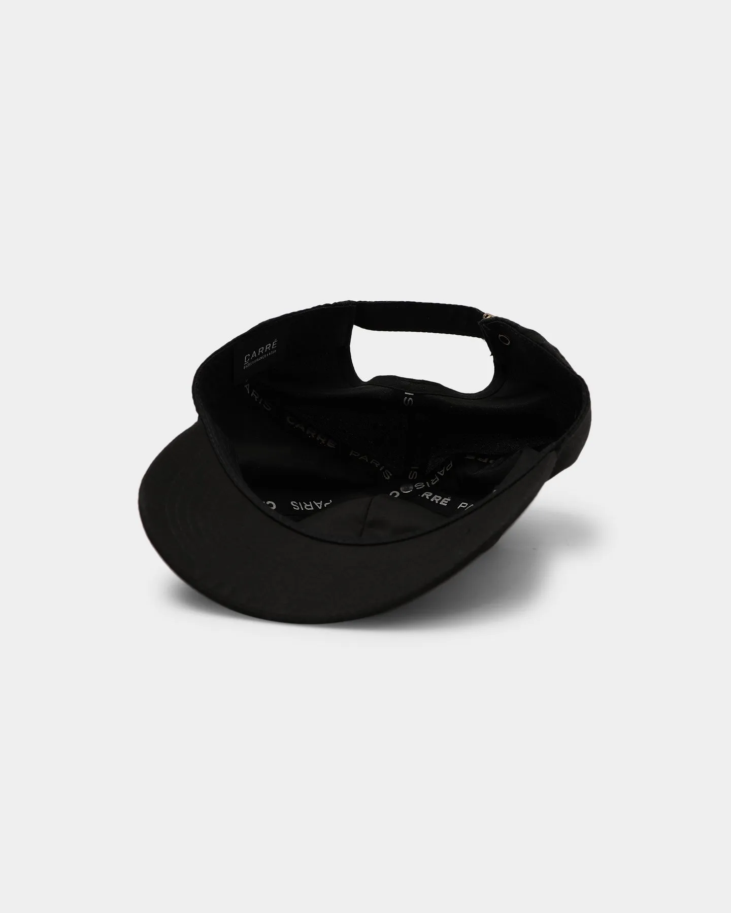 Carré Men's Scripted Metal Badge Classique Strapback Black/Gold