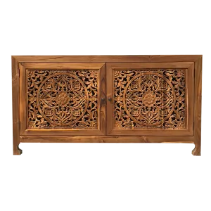 Carved Buffet in Natural Wood