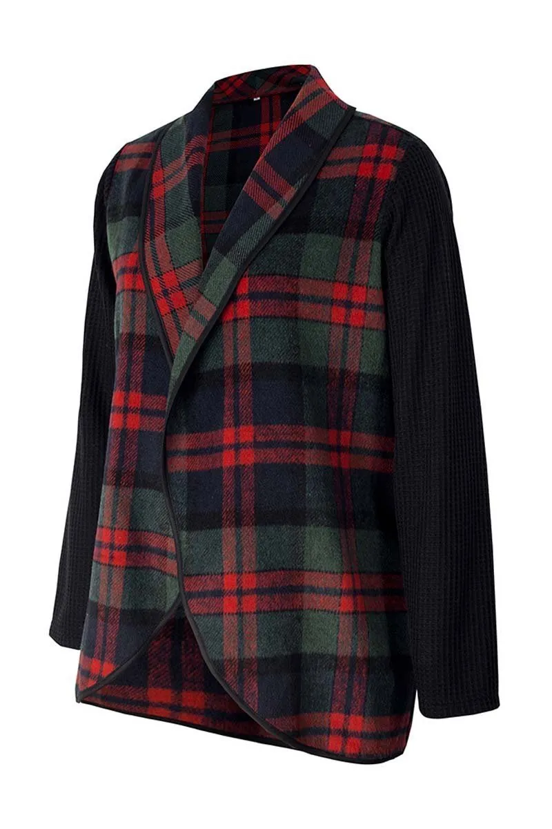 Chicindress OL Winter Street Style Plaid Coat