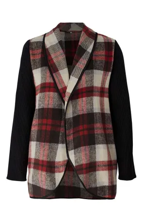 Chicindress OL Winter Street Style Plaid Coat