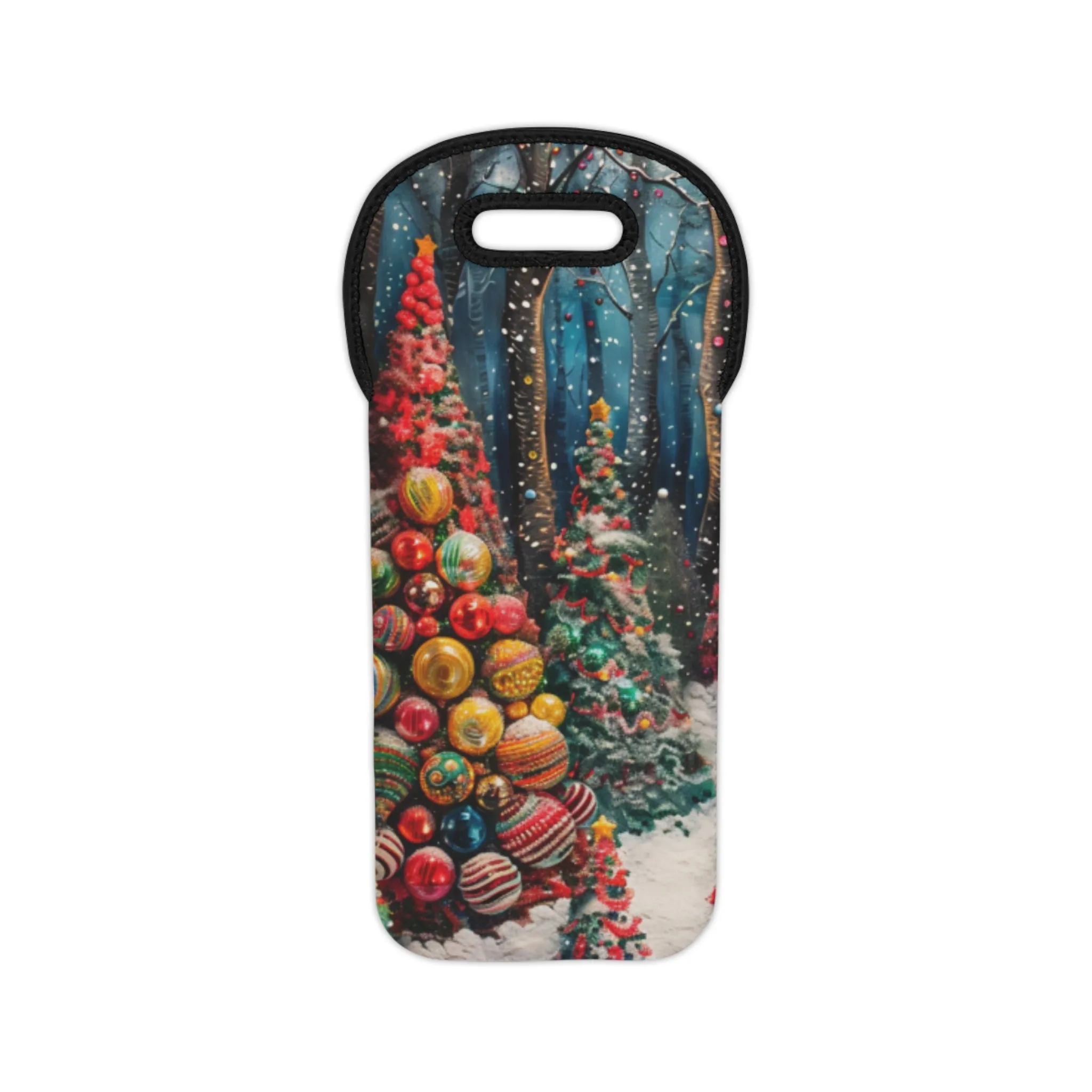 Christmas Tree 1 Wine Tote Bag