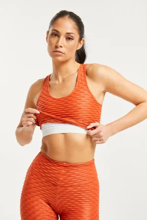 Chrome Cropped Tank Chai (FINAL SALE)