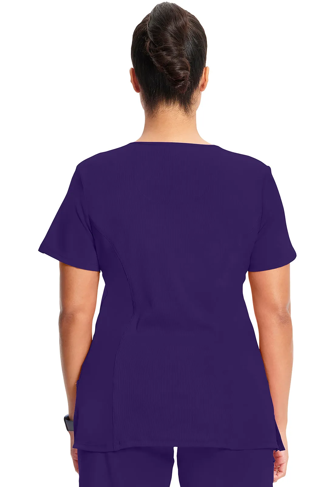 Classics 2625A Mock Wrap Top Grape