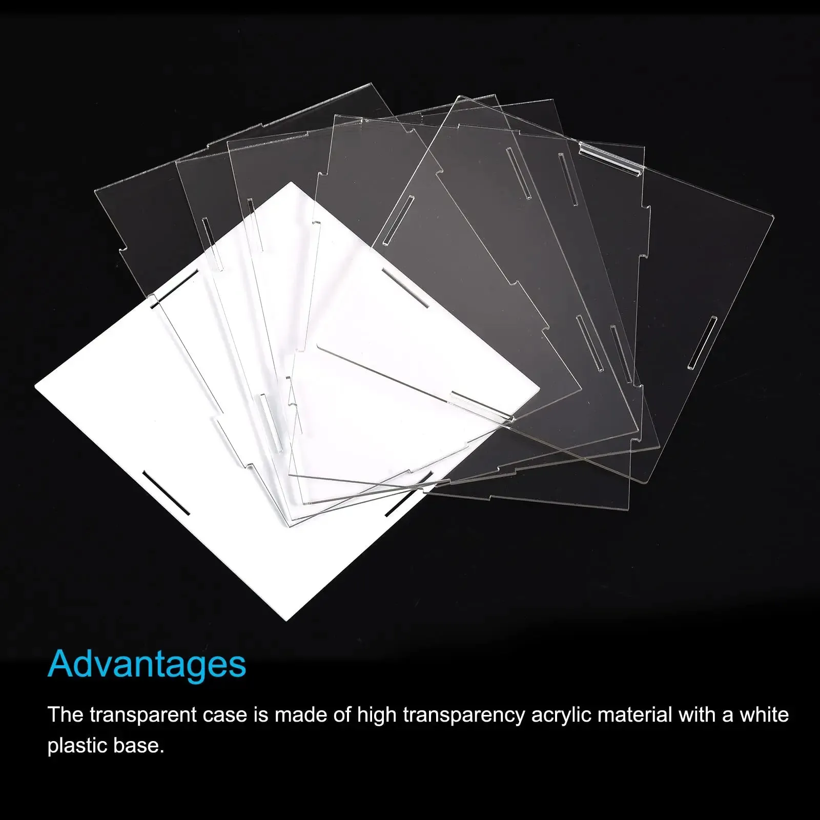 Clear Acrylic Display Case Organizer Protection Showcase Box for Figures Toys & Collectibles