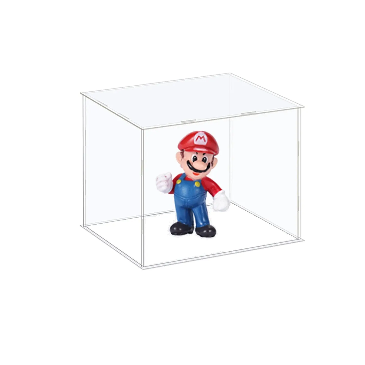 Clear Acrylic Display Case Organizer Protection Showcase Box for Figures Toys & Collectibles