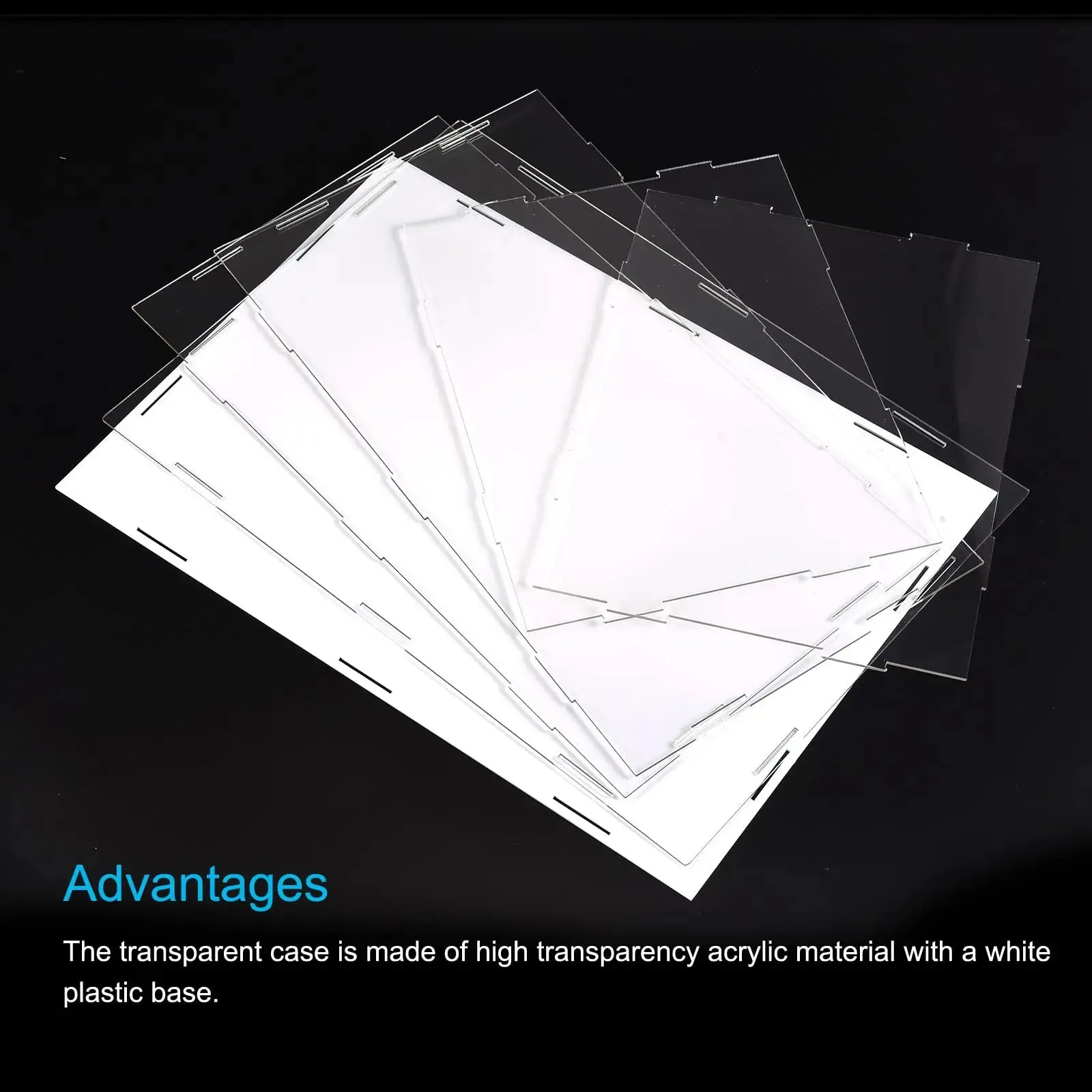 Clear Acrylic Display Case Organizer Protection Showcase Box for Figures Toys & Collectibles