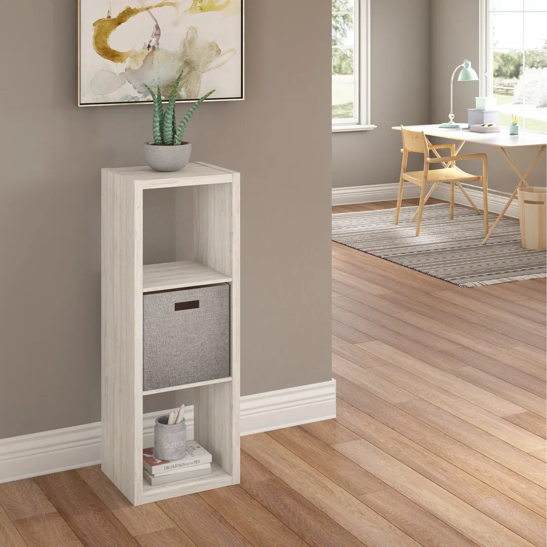 ClosetMaid 43.98" H x 15.87" W Cube Bookcase ClosetMaid Color: Bleached Walnut