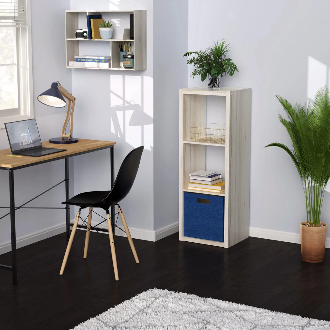 ClosetMaid 43.98" H x 15.87" W Cube Bookcase ClosetMaid Color: Bleached Walnut