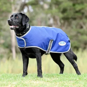 ComFiTec Premier Free Parka Dog Coat Medium Dark Blue/Grey/White